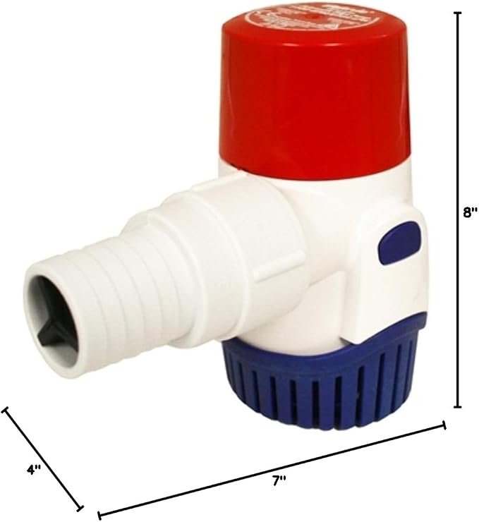 Jabsco Rule 1100 GPH 27SA Electronic Sensing Bilge Pump-1100