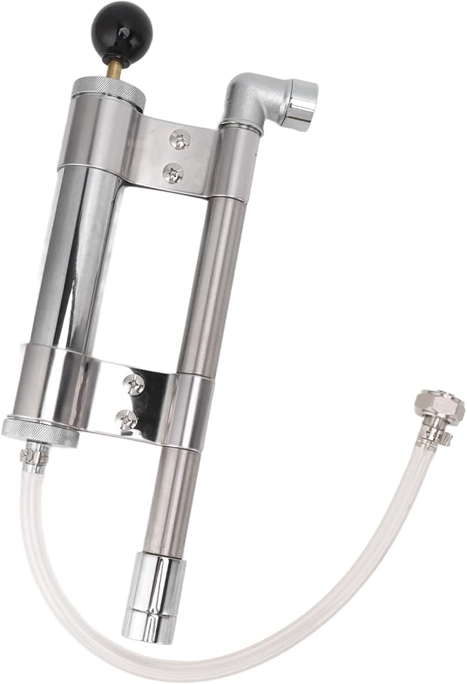 Stainless Steel Beer Tap Hand Pump for Kegs - Portable 8 Inch Draft Dispenser with Reusable Design for Home Party Camping Picnic Outdoor Events(Type A)