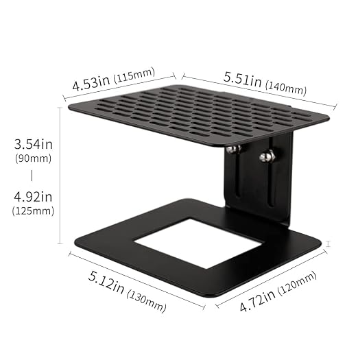 watchget Coffee Weighing Rack Espresso Machine Electronic Scale Weighing Stand Stainless Steel Coffee Scale Rack Stem Waterproof Scale Rod Protection Rack Black