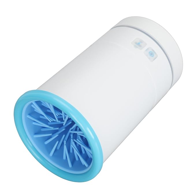 Automatic Dog Washer, Portable Electric Pet Foot Cleaner with Soft Silicone for Small Medium Dogs Cats, USB Charging, Compact Design
