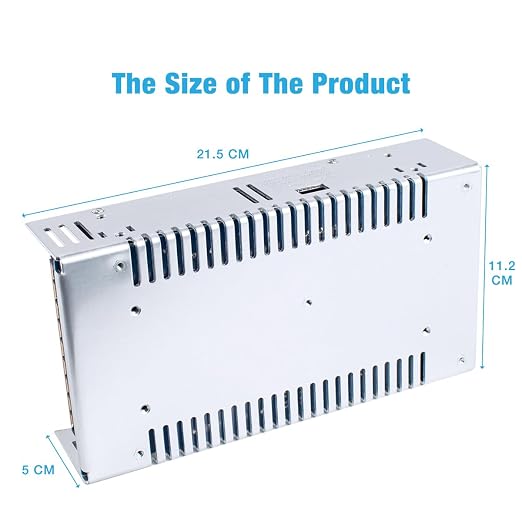 Hosyond 12V 50A 600W Universal Power Supply AC 110V/220V to DC 12V Regulated Switching Power Adapter Transformer LED Driver for LED Strip, CCTV Camera System