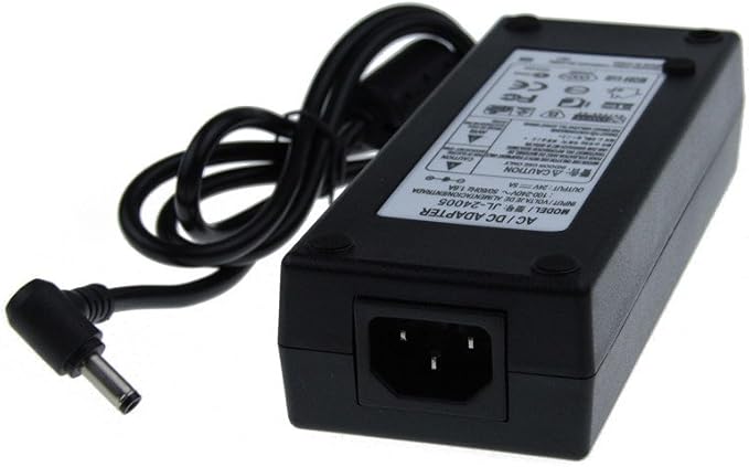 ALITOVE 24V Power Supply DC 24 Volt 5A AC Adapter 100-240V AC/DC Adapter Transformer Compatible 5 Amp 4A 3A 2.7A 2.5A 2A with 5.5 * 2.5mm/2.1mm Tip for LED Strip CCTV Camera Printer LCD Monitor