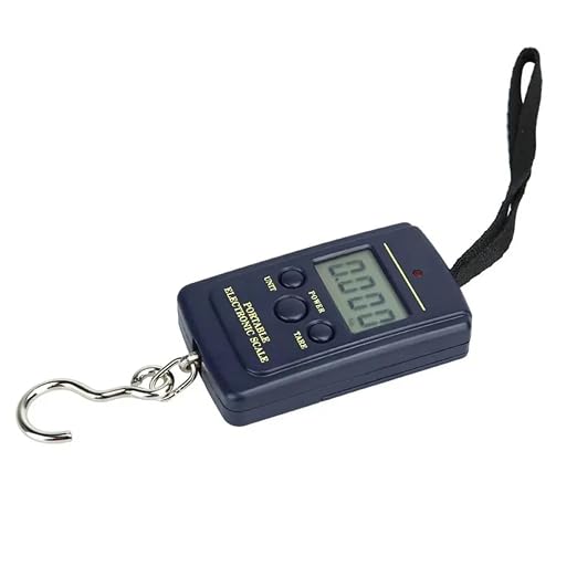 Luggage Weight Scale, 5pcs Electronic LCD Display Digital Scale with Hanging Hook Without Backlight Mini Handheld Scale Portable,Hand Scale