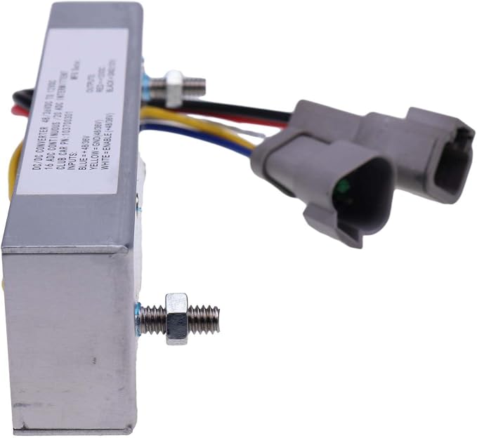 DC Converter 36/48V 103700301 Compatible with Club Car Golf Cart DS Precedent Tempo