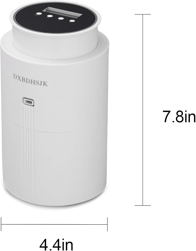 Bluetooth Waterless Diffuser, Smart Home Essential Oil Diffuser, Fragrance Coverage Up to 2,000 Sq Ft, Ideal for Home, Hotel, Office, Restaurant and Spa. (White)