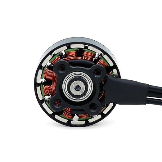 4pcs Surpass B2807 1300KV Brushless Motors CW/CCW for 5-6S FPV Racing Drone Quadcopter Motor with 250mm 18AWG Silicone Wires (Black)