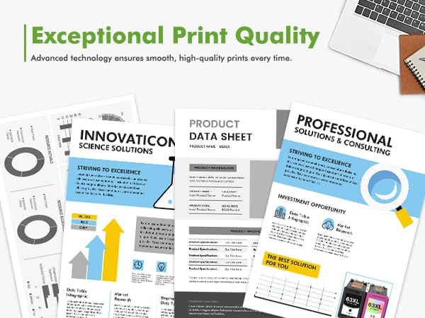 62 62XL Ink Cartridges Black and Color Combo Pack Envy 7640 5660 Replacement for HP 62 62XL Ink Envy 7645 5540 5740 5660 5740 OfficeJet 200 250 Printer High Yield Black Tri-Color 2-Pack