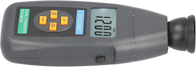 Handheld Digital Stroboscope Tachometer Non-Contact RPM Meter for Engine Motor Testing Industrial Use
