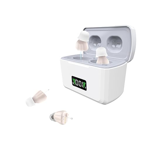 Not Amplifier Hearing Aids for Seniors RIC, Mini Hearing Aids Rechargeable for Hearing loss