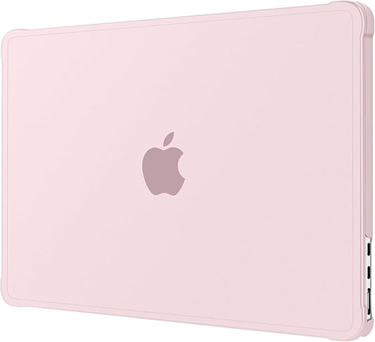 MOSISO Compatible with MacBook Air 13 inch Case M5 2026 M4 2025 M3 M2 2024-2022 A3449 A3240 A3113 A2681, Seamlessly Closes Anti-Crack&Anti-Fingerprints Hard Shell for MacBook Air 13.6, Pink