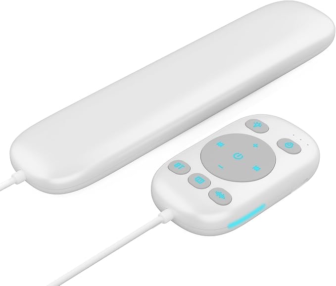 Under-Pillow Bone Conduction Sleep Speaker & White Noise Sound Machine with Sleep Timer, TF Card Compatible | for Side Sleepers & Insomnia, Calms the Mind & Supports Deeper Sleep