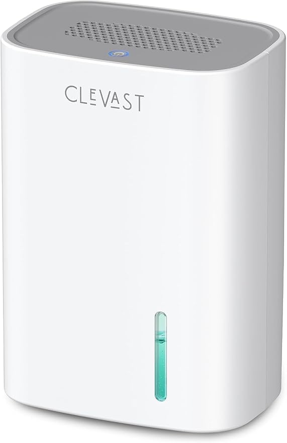 CLEVAST Small Dehumidifier for Home, 30 OZ Mini Quiet Dehumidifiers for Bedroom, Portable Compact Air Dehumidifier for Bathroom, Closet, RV, Camper, House (285 sq. ft), Not Cordless