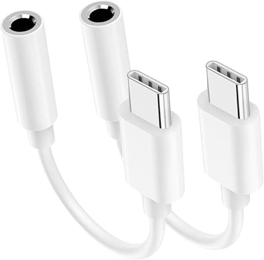 USB C to 3.5mm Audio Adapter - Headphone Jack Adapter for iPhone 16 Pro/16/15 Pro/15/Pro Max/Plus, Type C Aux Dongle Cable Cord Compatible with iPad, MacBook, Samsung Galaxy S24/S23/S22/S21Ultra