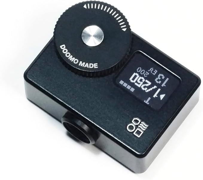 OLED Light Meter, Meter S, New Screen Design, Real-time Metering and One-Button Metering for Vintage Cameras(Black)