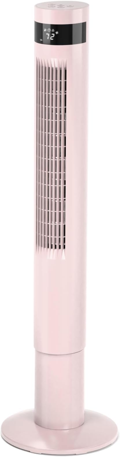 Antarctic Star Tower Fan 85°Oscillating Fan Quiet Cooling 12H Timer Remote Control Bladeless Electric 3 Speeds Wind 3 Modes, 42INCH, PINK