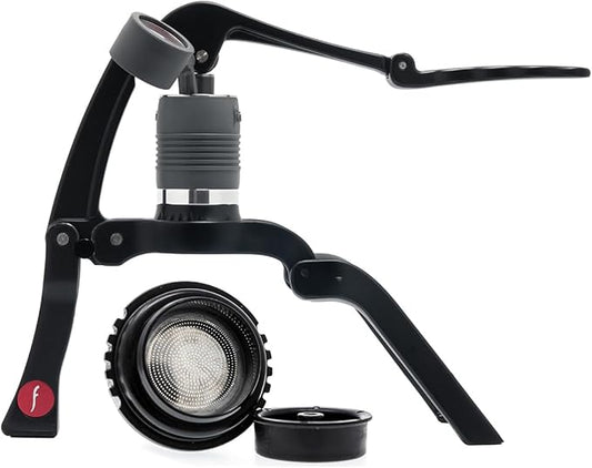 Flair 2GO: Portable, Collapsible Lever Espresso Machine for 9BAR Espresso Anywhere (Grounds Model)