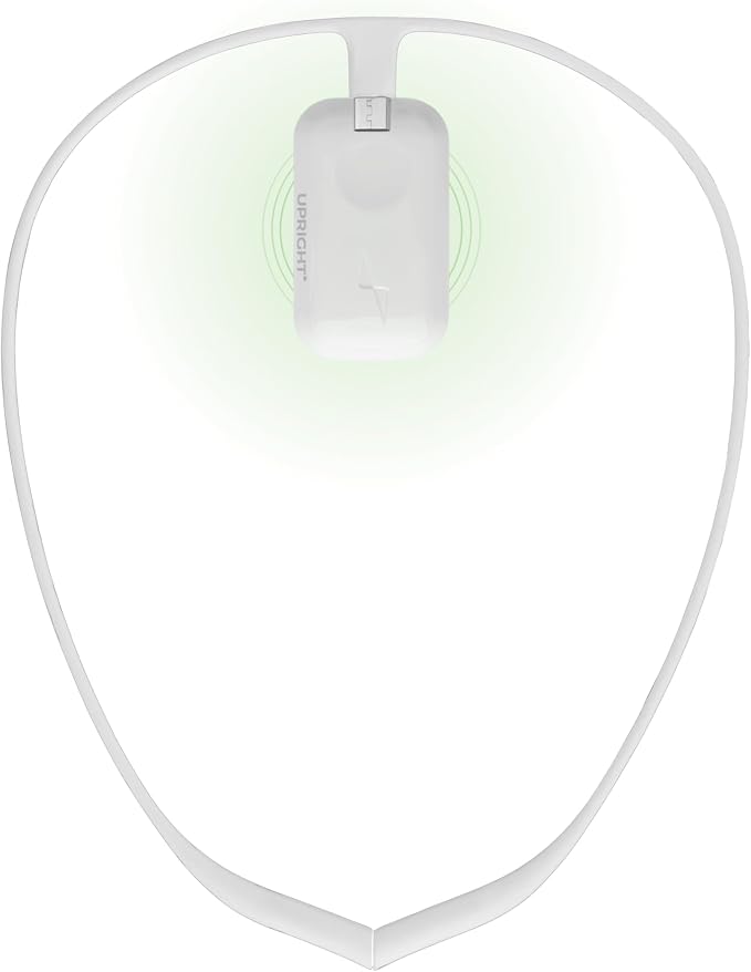 Upright Bundle: GO 2 Premium Posture Corrector & White Magnetic Necklace