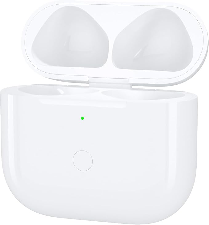 Replacement Wireless Charging Case for AirPods 4th Generation, Type-C Port, Bluetooth Pairing Sync Button, Compatible with AirPod 4 (2024), Charging Case Only (No Earbuds)