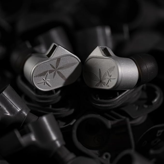 Moondrop LAN ll Earphone 4.4mm 3.5mm Plug 0.78mm Interchangeable Cable 10mm Double-Cavity HiFi in-Ear Wired Headphones (LAN II POP)