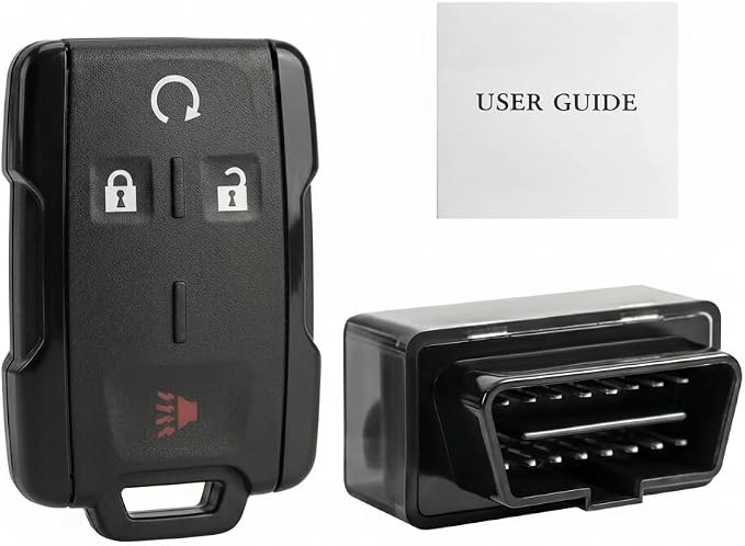 DIY Keyless Entry Remote Car Key Fob Replacement Fits Compatible with Chevy Silverado GMC Sierra 1500 2500 3500 2014-2020, for Colorado Canyon 2015-2020, for Tahoe Suburban Yukon, FCC ID: M3N32337100