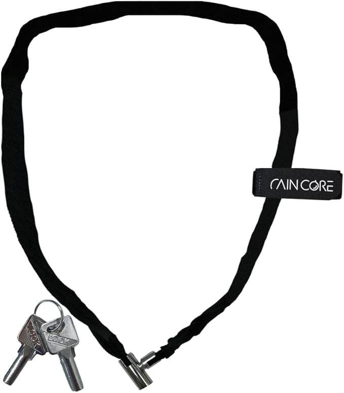 RAINCORE Keyed Bike Cable Lock – Lightweight Cut-Resistant Composite Fiber Security Cable – Anti-Theft Heavy Duty Bicycle Lock – 59inch (150cm), 0.45lb – Patented in Korea (59 inch)