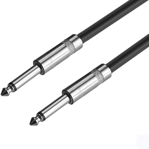 Pro 200 Feet 12AWG 1/4" to 1/4" Speaker Cable - 200ft 12 Gauge Speaker Wire Cord for Audio Amplifier - Single