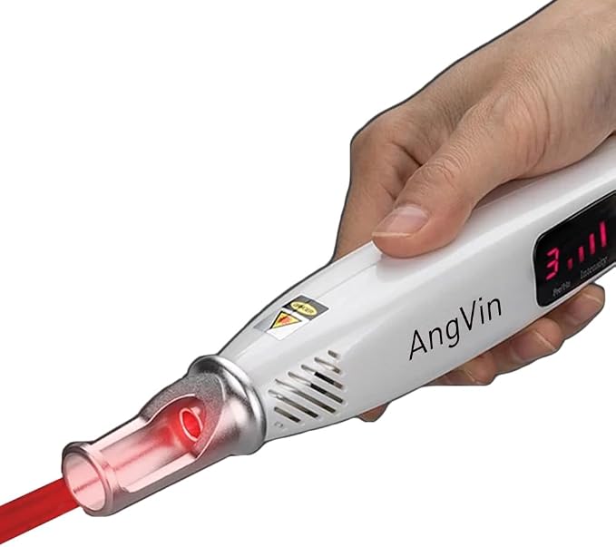 Red Light Pen Device w/US Plug,Customer Glasses,Operation Videos
