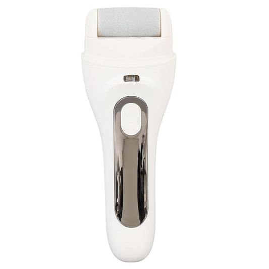 Electric Callus Remover, 3 Adjustable Speeds IPX7 Water Proof USB Rechargeable LCD Display Electric Foot File Portable Electronic Foot File Pedicure Tools Callus Remover Foot Scrubber Kit (White)