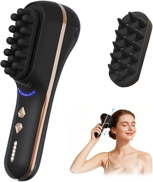 Electric Scalp Massager for Full-Body Relaxation - Cordless Handheld Head Massager with 5-Speed Deep Tissue Therapy & Fatigue Relief for Face, Arm, Shoulder & Body,Ideal for Home/Office Use