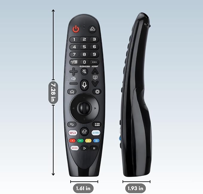 2 Pack AKB75855501 LG Magic Remote Control Replacement - Easy Setup, Voice Control, Shortcut Keys - Works with LG OLED, NanoCell, UHD, ThinQ & WebOS TV MR20GA MR21GA MR22GN MR23GN MR24GN