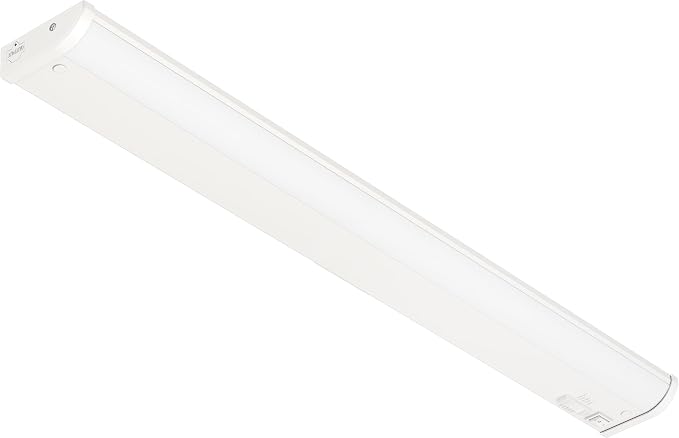 Inlight 30" LED Under Cabinet Lighting, 5 CCT Selectable 2700-5000 K, Dimmable, ETL-Listed, White Finished, IN-0208-4-WH