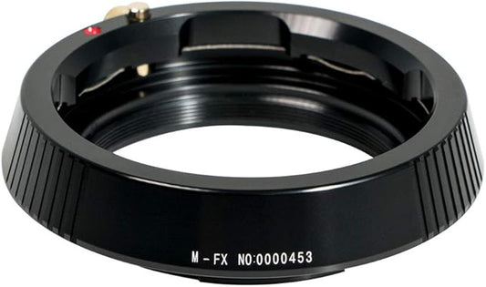 TTArtisan Lens Adapter/Converter Ring for Leica M Mount Lens to Fuji FX Mount Camera Body Black