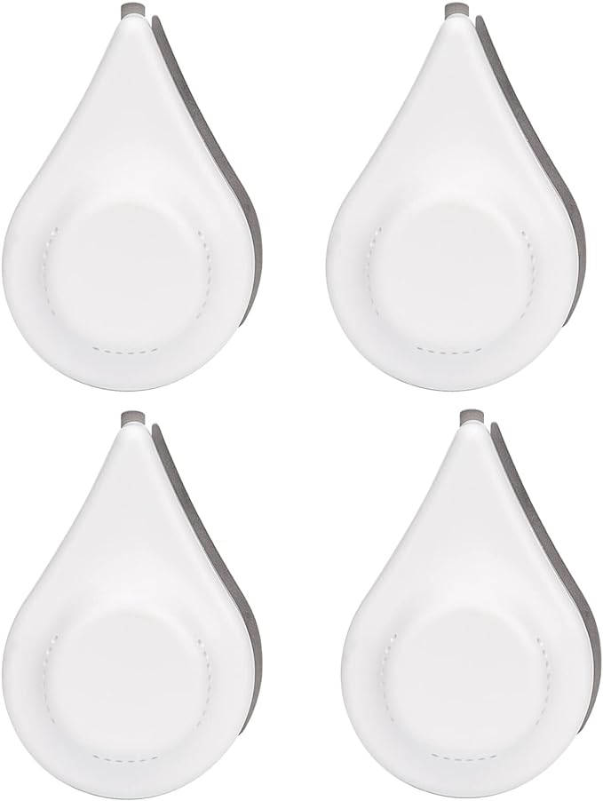 THIRDREALITY Zigbee Water Leak Sensor with Dripping Detection 4 Pack, 120 dB Alarm, App Notifications Enabled When Compatible with Home Assistant and Compatible Zigbee HUB, Batteries Included