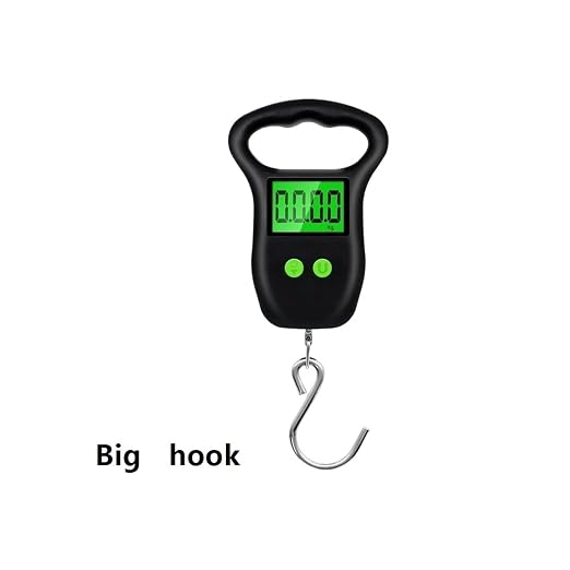 Hanging Scale Luggage Scales Digital Crane Fish Hook,50kg Weight Balance Suitcase Weighting Tool Backlight