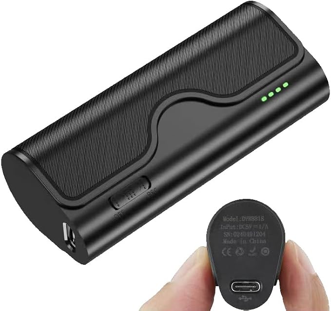 64GB Magnetic Voice Activated Recorder,5000mAh Long Lasting Battery for 35 Days Continuous Recording,360° Omni-Directional Mic,Discreet No-Light Digital Voice Recorder & Audio Recording Device