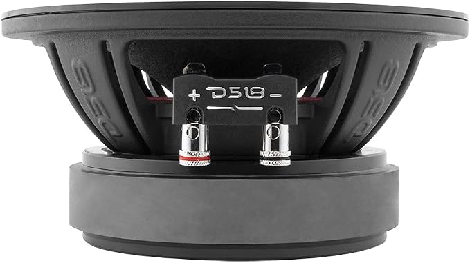 DS18 PRO-ZXI6.4BM 6.5" Pro Audio Midrange Loudspeaker - 600W Max, 300W RMS, 4 Ohms - Premium Quality Audio Door Speakers for Car or Truck Stereo Sound System (1 Speaker)