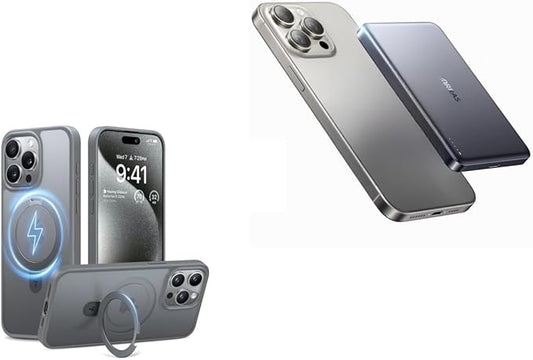 TORRAS Magnetic Case & Magnetic MiniMag Power Bank, 10,000mAh - Buy Together to Save 15%