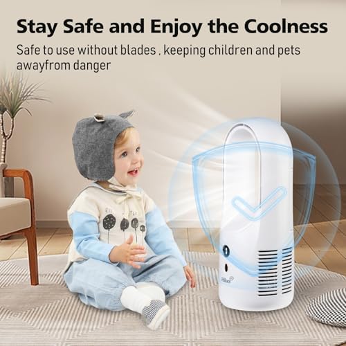 Hiluce Desk Fan+4-IN-1 Swamp Cooler Fan