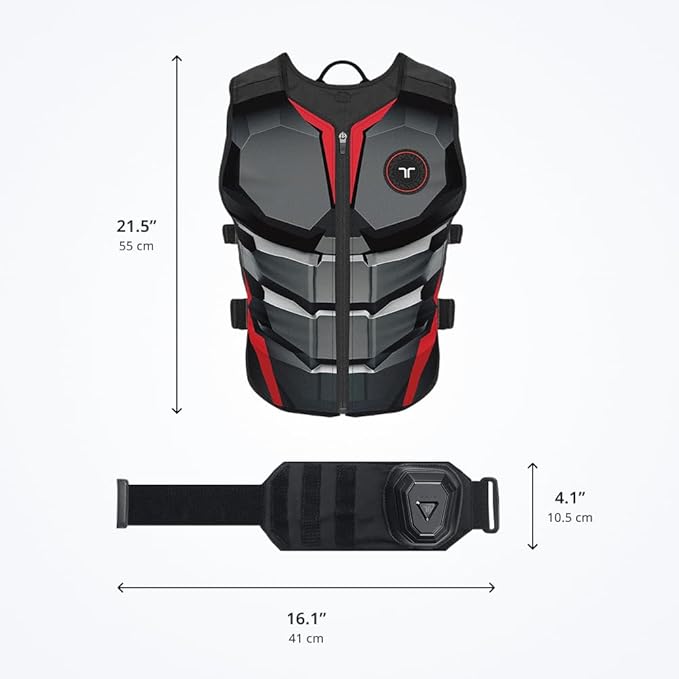 bHaptics Starter Bundle Onyx- TactSuit Air Onyx, TactSuit Sleeve Bundle for the Complete immersive VR, PC, Flatscreen, Sim Racing Experience.