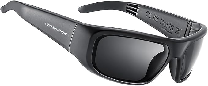 OhO sunshine Bluetooth Audio Sunglasses, Lightweight Open Ear Sport Glasses, 10H Playtime,Water Resistant with Voice Control