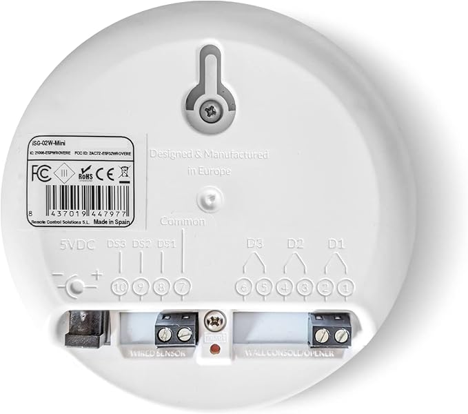 ismartgate MINI Smart Garage Opener - Universal WiFi Remote Controller Compatible with Alexa, Google Home, iPhone, Android,Door Left Open Alert, Door Security Systems. No Hub Needed.