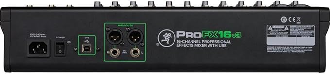 Mackie ProFX16v3 16-channel Mixer with USB and Effects