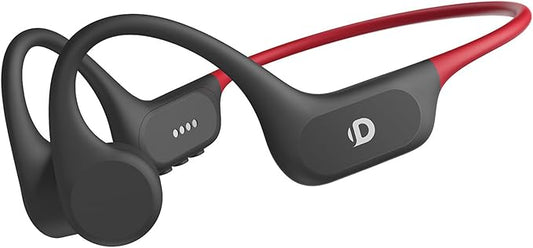 DEMICEA Open Ear Sport Headphones, Soft Silicone Wireless Bone Conduction Earphones, Powerful Bass, 10H Lasting, Multipoint Capable, Quick Charge, Built-in 32GB MP3
