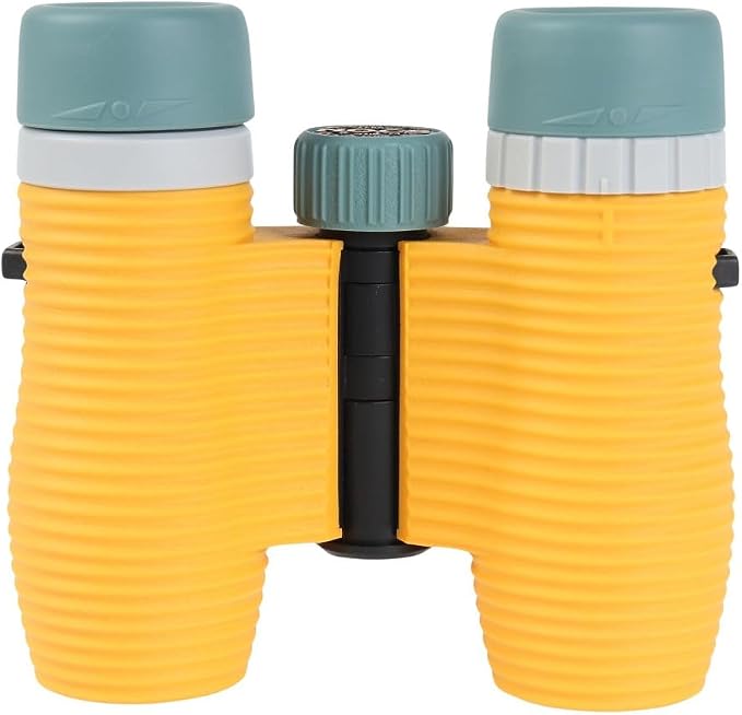 Nocs Provisions Standard Issue 8x25 Waterproof Binoculars | Lightweight, Compact, 8X Magnification, Wide View, Multi-Coated Lenses for Bird Watching, Hiking, and Outdoor Activities - Canary (Yellow)