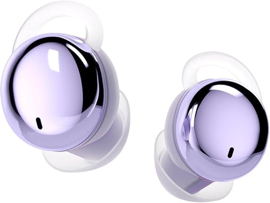 Side Sleeper Earbuds, Mini Earbuds for Sleeping, Invisible Wireless Headphones, Fast Charging Case, No Beep & Comfortable to Sleeping (Purple)