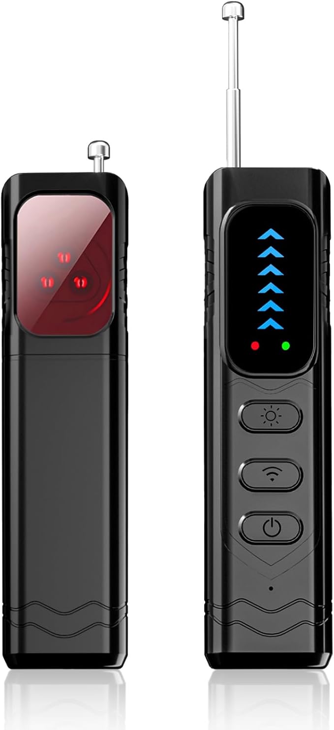 Hidden Camera Detectors,Anti-Spying Device,Portable GPS Tracker Detector and Bug Detection Device,Wireless Signal and RF Scanner,Hidden Camera Finder for Travel,Hotels,Home,Office,Car