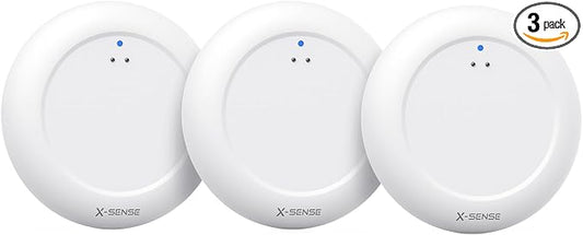 X-Sense Wi-Fi Water Leak Detector (SBS50 Base Station Required), 3 SWS0A Water Sensors