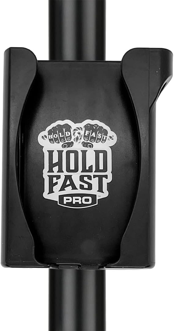Golf Cart Phone Holder, Universal Phone Caddy for Golf Carts | Secure Mount for Square Struts & Round Poles, Fits Large Phones and Thick Cases, No Tools Needed
