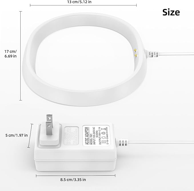 Charger Base for Sonos Move Speaker (Gen 1 & Gen 2), Replacement Charging Adapter Compatible with Sonos Move 1/2 (White)