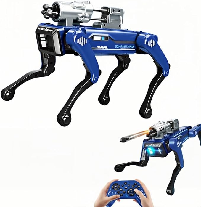Smart Robot Dog for Kids, Voice & Remote Control Interactive AI Robotic Pet with 30+ Lifelike Actions, Programmable & Dancing STEM Toy, Best Gift